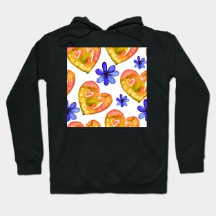 hearts and flowers Hoodie